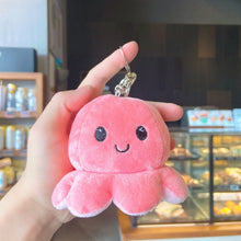 Load image into Gallery viewer, Cute Mood Octopus or Reversible Octopus Plush or Emotion octopus Keychain - GoHappyShopin
