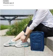 Load image into Gallery viewer, Convenient Waterproof Portable Travel Organiser Tote Shoes Pouch Storage Bag - GoHappyShopin
