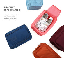 Load image into Gallery viewer, Convenient Waterproof Portable Travel Organiser Tote Shoes Pouch Storage Bag - GoHappyShopin
