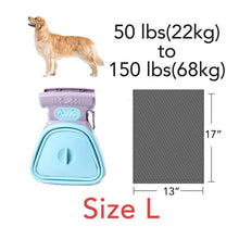 Load image into Gallery viewer, Dog Travel Foldable Pooper Scooper With 1 Roll Decomposable bags - GoHappyShopin
