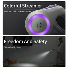 Load image into Gallery viewer, New 3/5m luminous Durable Leash Automatic Retractable Nylon Lead Extension For Dogs - GoHappyShopin
