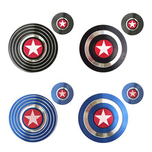 Load image into Gallery viewer, Fidget Spinner Toy Marvels Legends Gyro Shield Round American Captain - GoHappyShopin
