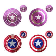 Load image into Gallery viewer, Fidget Spinner Toy Marvels Legends Gyro Shield Round American Captain - GoHappyShopin
