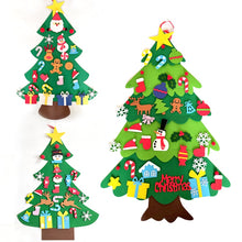 Load image into Gallery viewer, DIY Felt Christmas Tree Merry Christmas Decorations Gifts - GoHappyShopin
