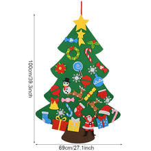 Load image into Gallery viewer, Kids DIY Felt Christmas Tree Christmas Decoration for Home 2021 - GoHappyShopin
