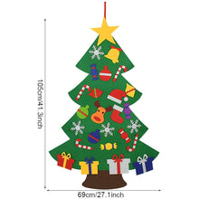 Load image into Gallery viewer, Kids DIY Felt Christmas Tree Christmas Decoration for Home 2021 - GoHappyShopin
