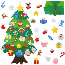 Load image into Gallery viewer, Kids DIY Felt Christmas Tree Christmas Decoration for Home 2021 - GoHappyShopin
