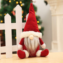 Load image into Gallery viewer, Glowing Gnome Christmas Faceless Doll Merry Christmas Decoration - GoHappyShopin
