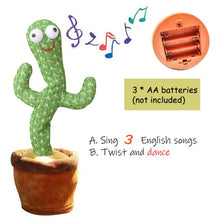 Load image into Gallery viewer, Christmas Gifts Dancing Cactus Electron Plush Toy - GoHappyShopin
