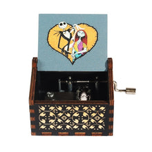 Load image into Gallery viewer, Merry Christmas Wooden Hand Crank Music Box - GoHappyShopin
