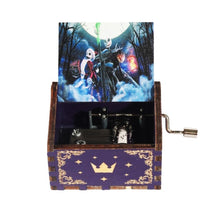 Load image into Gallery viewer, Merry Christmas Wooden Hand Crank Music Box - GoHappyShopin
