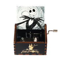 Load image into Gallery viewer, Merry Christmas Wooden Hand Crank Music Box - GoHappyShopin
