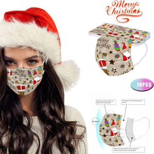 Load image into Gallery viewer, 10pcs Christmas Mask Christmas Decoration For Home Merry Christmas Gifts - GoHappyShopin
