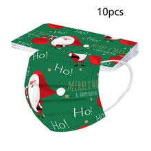 Load image into Gallery viewer, 10pcs Christmas Mask Christmas Decoration For Home Merry Christmas Gifts - GoHappyShopin
