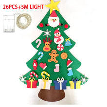 Load image into Gallery viewer, DIY Felt Christmas Tree Merry Christmas Decorations Gifts - GoHappyShopin
