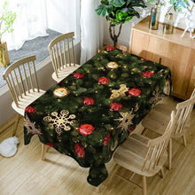 Load image into Gallery viewer, Europe style Polyester Colorful Christmas Tablecloth - GoHappyShopin
