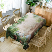 Load image into Gallery viewer, Europe style Polyester Colorful Christmas Tablecloth - GoHappyShopin
