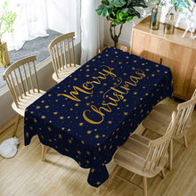 Load image into Gallery viewer, Europe style Polyester Colorful Christmas Tablecloth - GoHappyShopin
