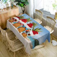 Load image into Gallery viewer, European New Year 3D Christmas Tablecloth Washable Dustproof - GoHappyShopin
