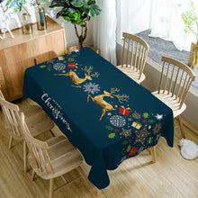 Load image into Gallery viewer, European New Year 3D Christmas Tablecloth Washable Dustproof - GoHappyShopin
