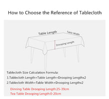 Load image into Gallery viewer, European New Year 3D Christmas Tablecloth Washable Dustproof - GoHappyShopin
