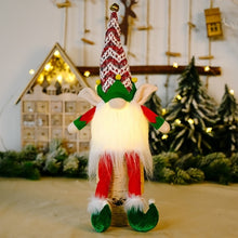 Load image into Gallery viewer, Glowing Gnome Christmas Faceless Doll Decoration  New Year 2022 - GoHappyShopin
