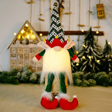 Load image into Gallery viewer, Glowing Gnome Christmas Faceless Doll Decoration  New Year 2022 - GoHappyShopin

