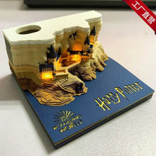 Load image into Gallery viewer, Creative 3D Notepads Sticky Gifts with Christmas designs - GoHappyShopin
