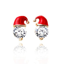 Load image into Gallery viewer, Fashion CrystalSanta Claus Earrings Christmas Jewelry Gifts - GoHappyShopin
