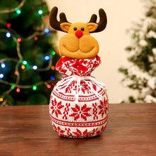 Load image into Gallery viewer, Cute Christmas Gifts Candy Bag Santa Sack Knitted Embroidery 2021 - GoHappyShopin
