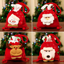 Load image into Gallery viewer, Cute Christmas Gifts Candy Bag Santa Sack Knitted Embroidery 2021 - GoHappyShopin
