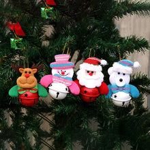 Load image into Gallery viewer, Merry Christmas Santa Claus Snowman Elk Bear with Bell Doll Home Decoration 2021 - GoHappyShopin
