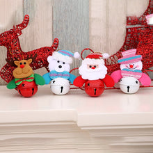 Load image into Gallery viewer, Merry Christmas Santa Claus Snowman Elk Bear with Bell Doll Home Decoration 2021 - GoHappyShopin
