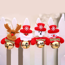 Load image into Gallery viewer, Merry Christmas Santa Claus Snowman Elk Bear with Bell Doll Home Decoration 2021 - GoHappyShopin
