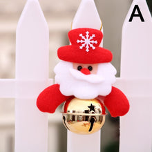 Load image into Gallery viewer, Merry Christmas Santa Claus Snowman Elk Bear with Bell Doll Home Decoration 2021 - GoHappyShopin
