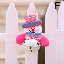 Load image into Gallery viewer, Merry Christmas Santa Claus Snowman Elk Bear with Bell Doll Home Decoration 2021 - GoHappyShopin
