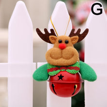 Load image into Gallery viewer, Merry Christmas Santa Claus Snowman Elk Bear with Bell Doll Home Decoration 2021 - GoHappyShopin
