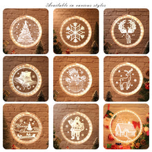 Load image into Gallery viewer, Christmas Led Suction Cup Hanging Lights Atmosphere Decorations - GoHappyShopin
